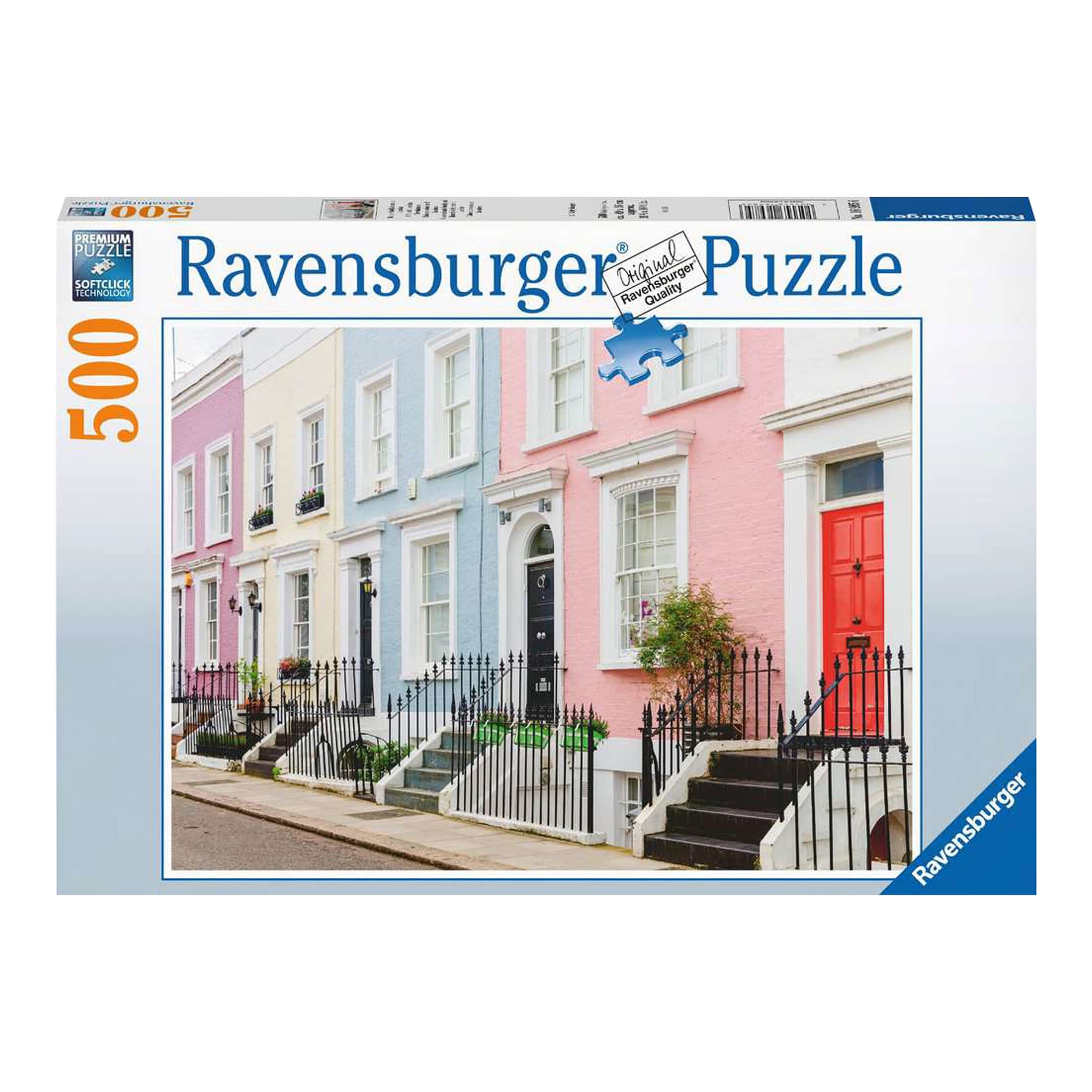 Puzzle "Bunte Stadthäuser in London", 500 Teile
