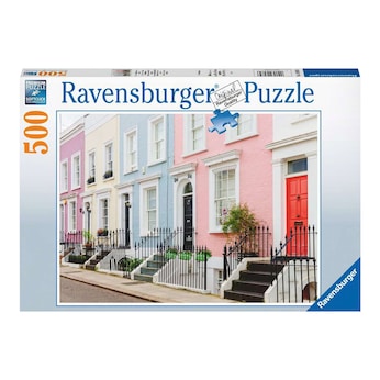 Puzzle «Maisons londoniennes colorées», 500 pièces
