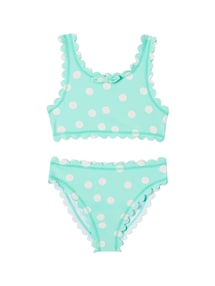Mädchen Bikini mit Tupfen