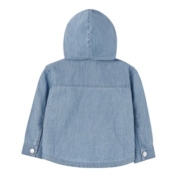 Jeans-Hemd mit Kapuze