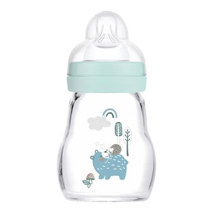 Babyflasche Feel Good matt, Glas, 170 ml, ab 0M