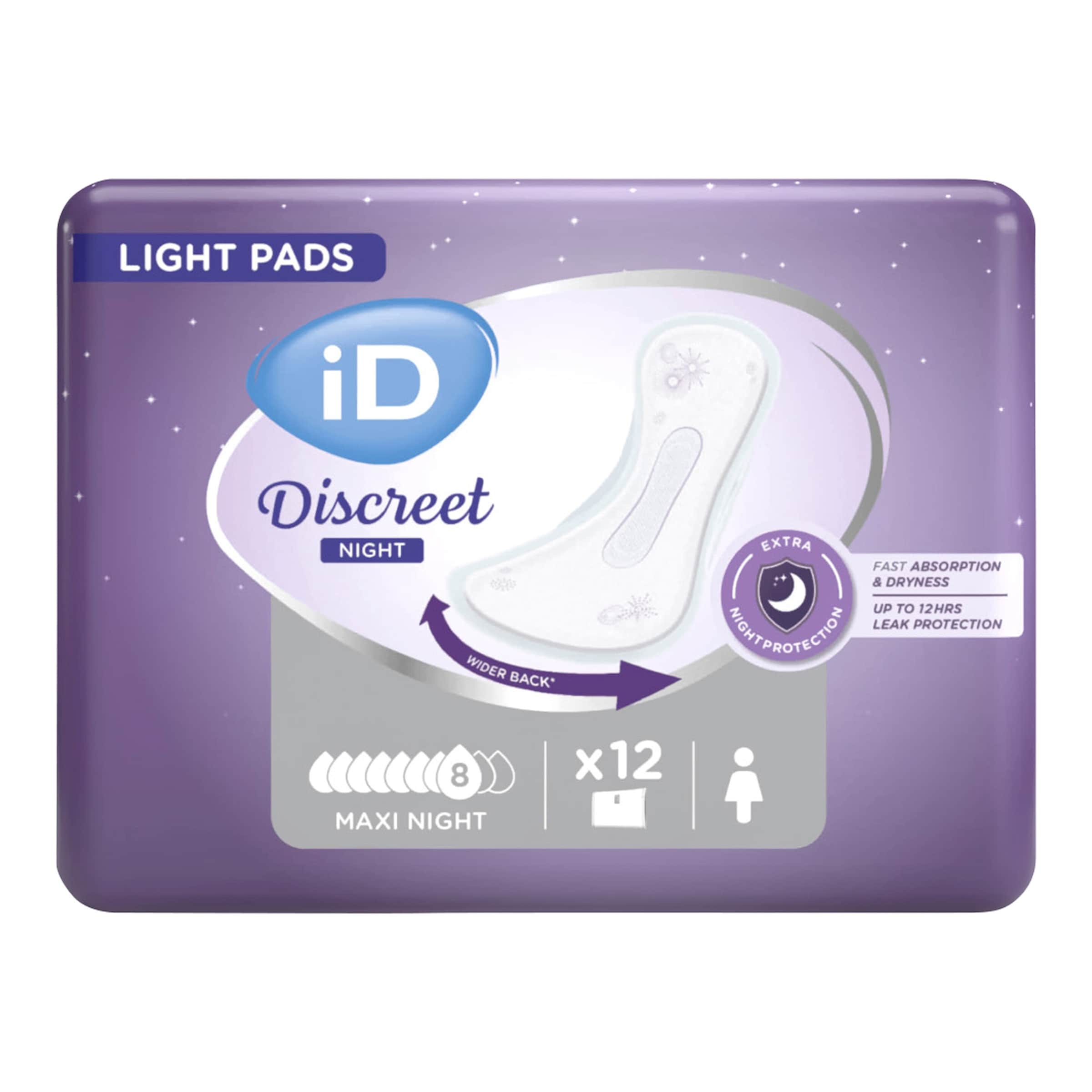 iD Einlagen, Discreet Light "Maxi Night", 12 Stück