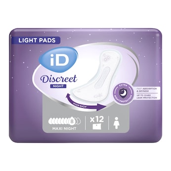 Protections, Discreet Light «Maxi Night», 12 pièces