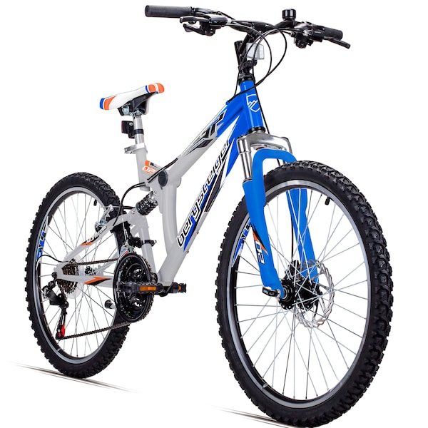 24 Zoll  | silver / blue
