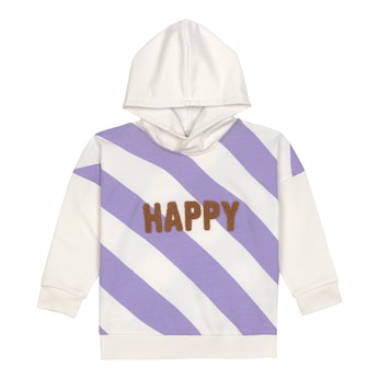 Sweatshirt mit Kapuze Streifen Happy Little Gang