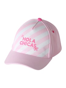 Baumwollcap mit Schrift HOLA CHICAS Mädchen