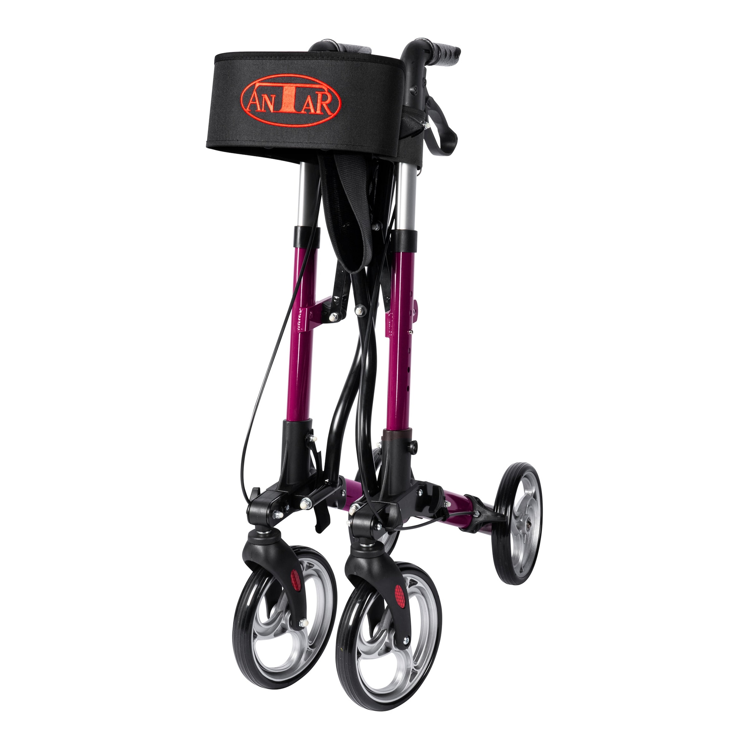Leichtgewicht-Rollator Premium, Aluminium, mit Rückengurt und Tasche - AT51006