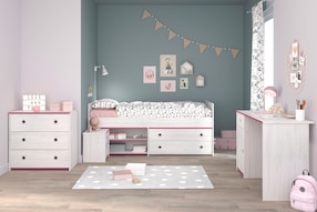 Kinderzimmer-Set 4-tlg. "Smoozy 37" Weiß
