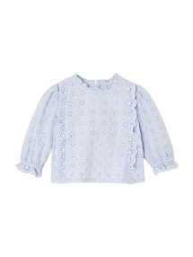 Mädchen Baby Volantbluse
