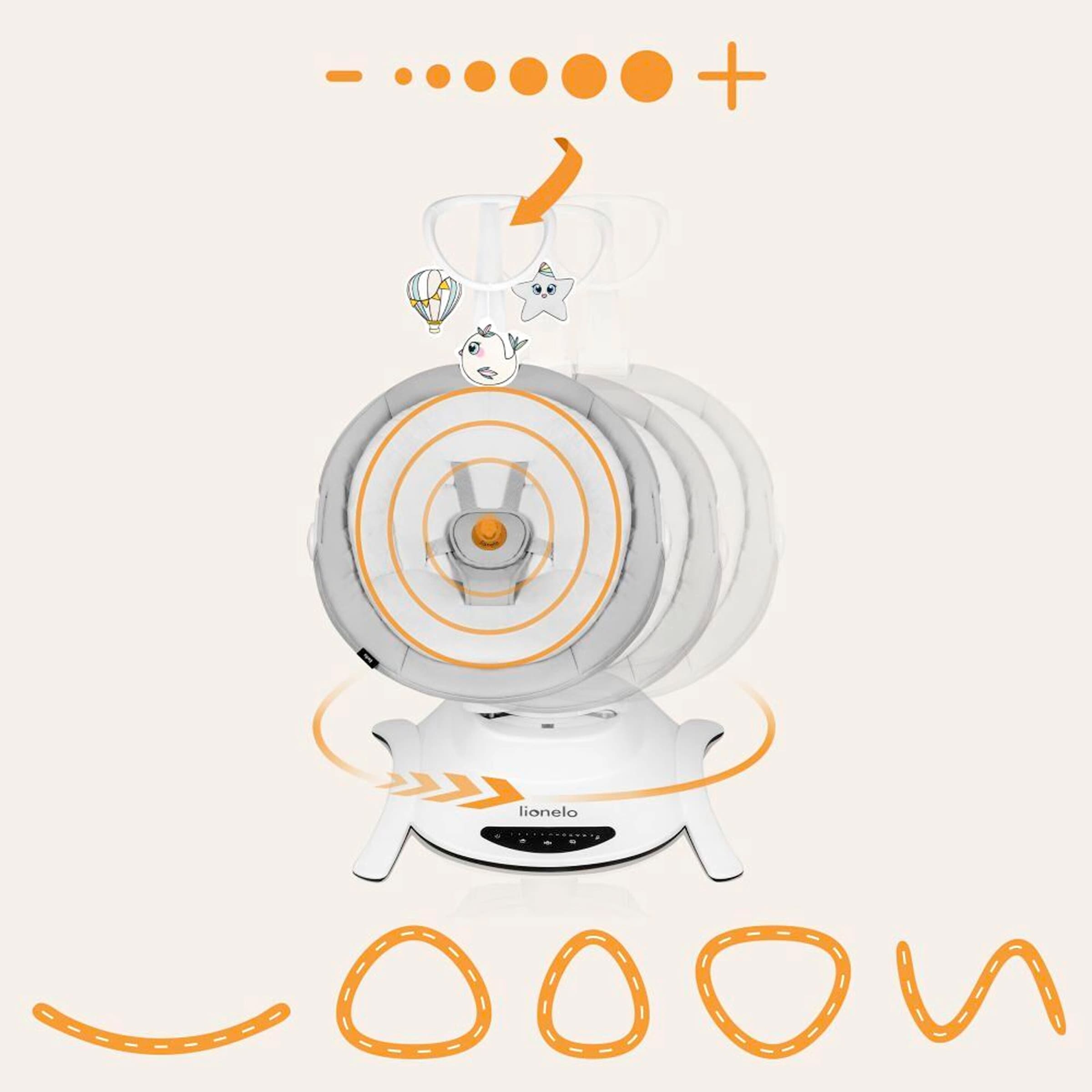 Thumbnail - Lionelo Babyschaukel Bella