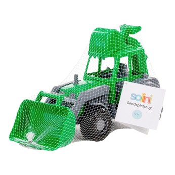 Traktor mit Heckbagger