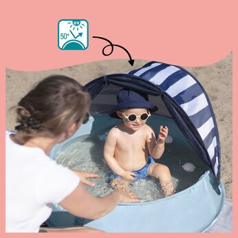 Strandmuschel Aquani 3in1 mit UV-Schutz 50+