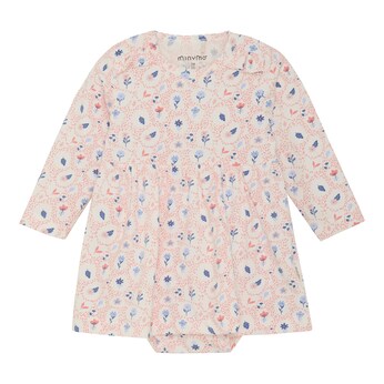 Bodykleid langarm Blumen