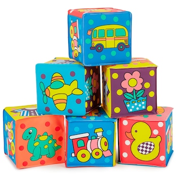 Baby Würfel set 6 Teilig - ab 6 Monate