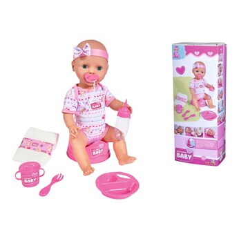 Puppe New Born Baby rosa 43cm