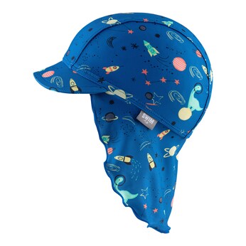 Schirmmütze mit Nacken- und UV-Schutz Weltall