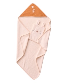 Baby Kapuzenbadetuch & Waschhandschuh TRAUMREISE in Geschenkbox
