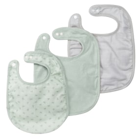 3er Set Lätzchen Lil Planet frosty green 