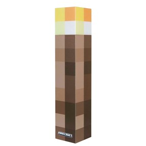 LED-Licht Fackel mit Wandhalterung, aufladbarerer Akku MINECRAFT 