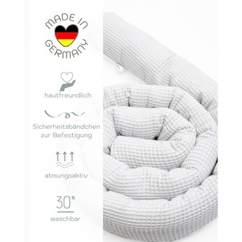 Nestchenschlange Waffelpiqué 235 cm