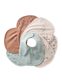 Bio-Kollektion: 7er-Pack Baby-Lätzchen, Klett