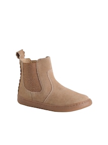 Mädchen Leder-Boots mit Reißverschluss