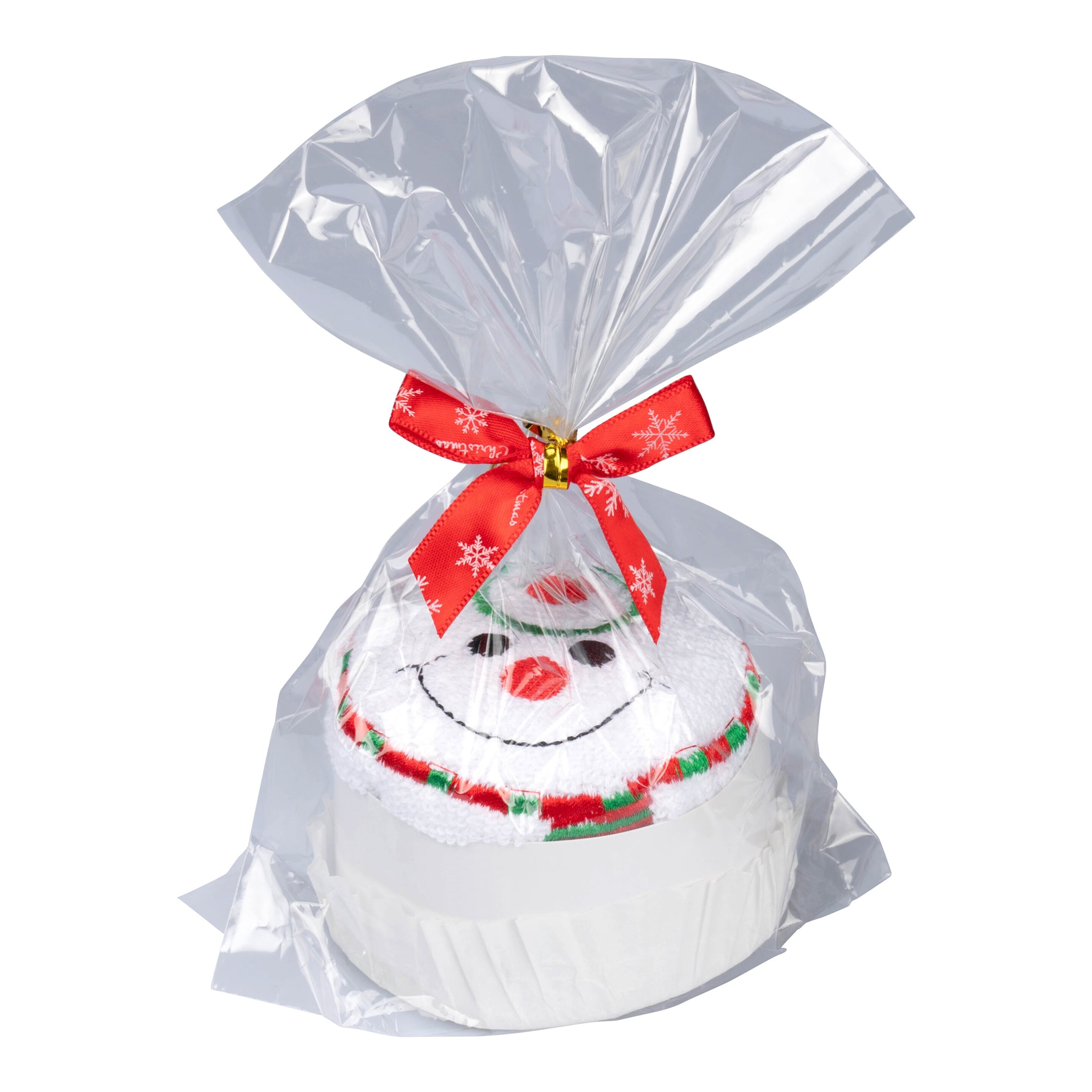 Gästehandtuch „Schneemann“, 30x30 cm