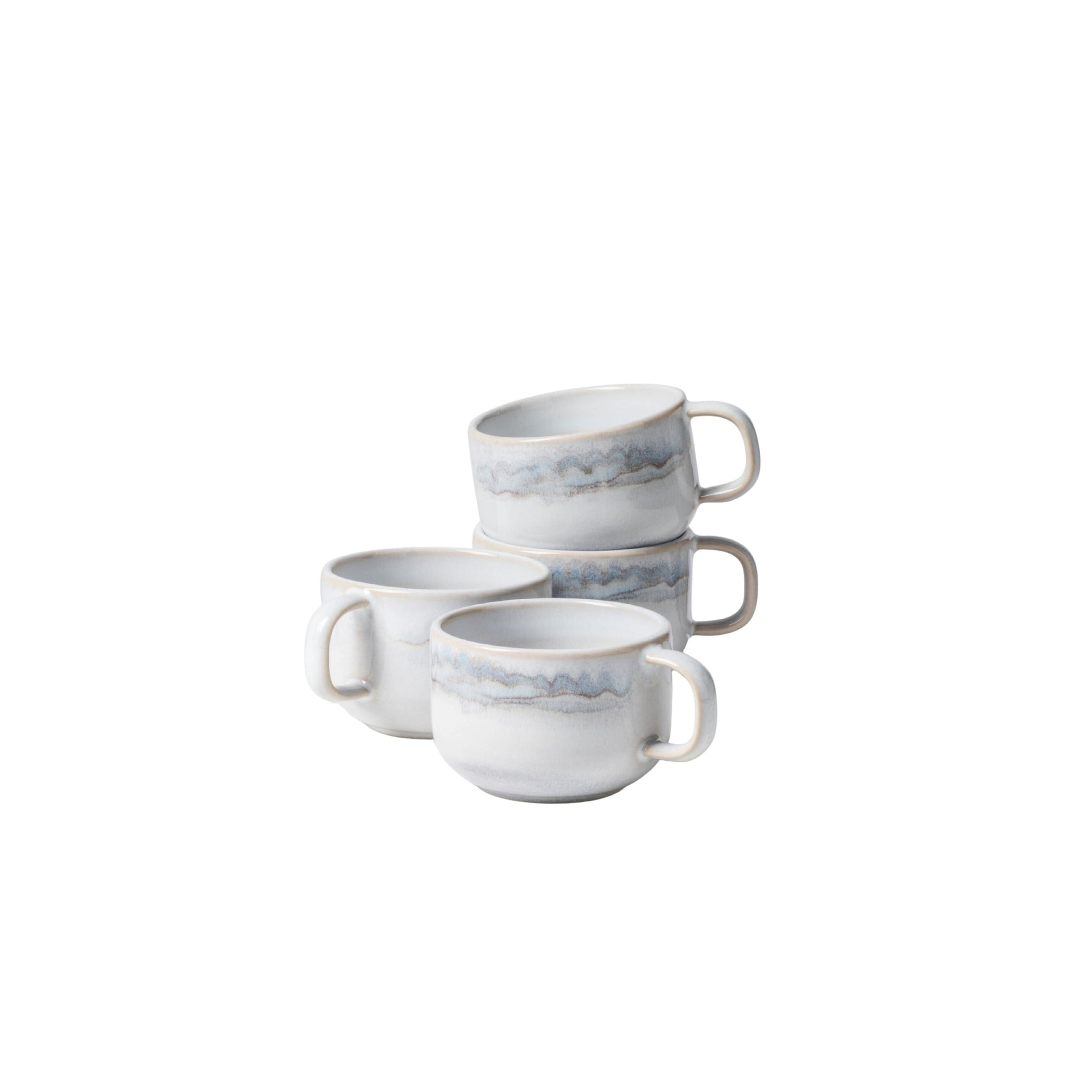 Kaffeeobertassen-Set, Steinzeug TIEFER SEE