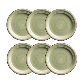 Dessertteller-Set, Steingut LUMACA