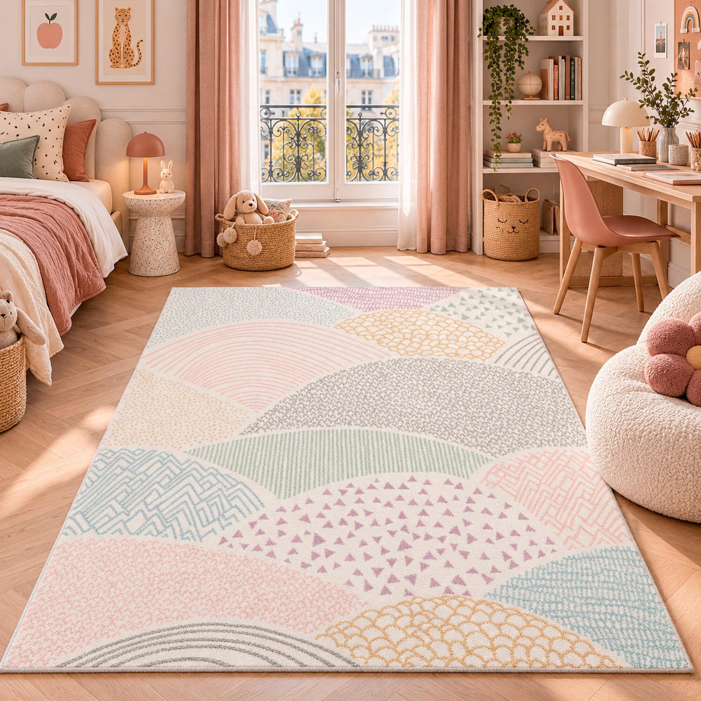 Pergamon Kinder Teppich Softstar Kids Fantasy Bunt