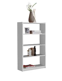 Standregal Bücherregal Kiefer Weiß, verschied. Größen