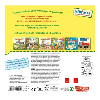 Soundbuch Mein erstes Hör mal - Im Zoo