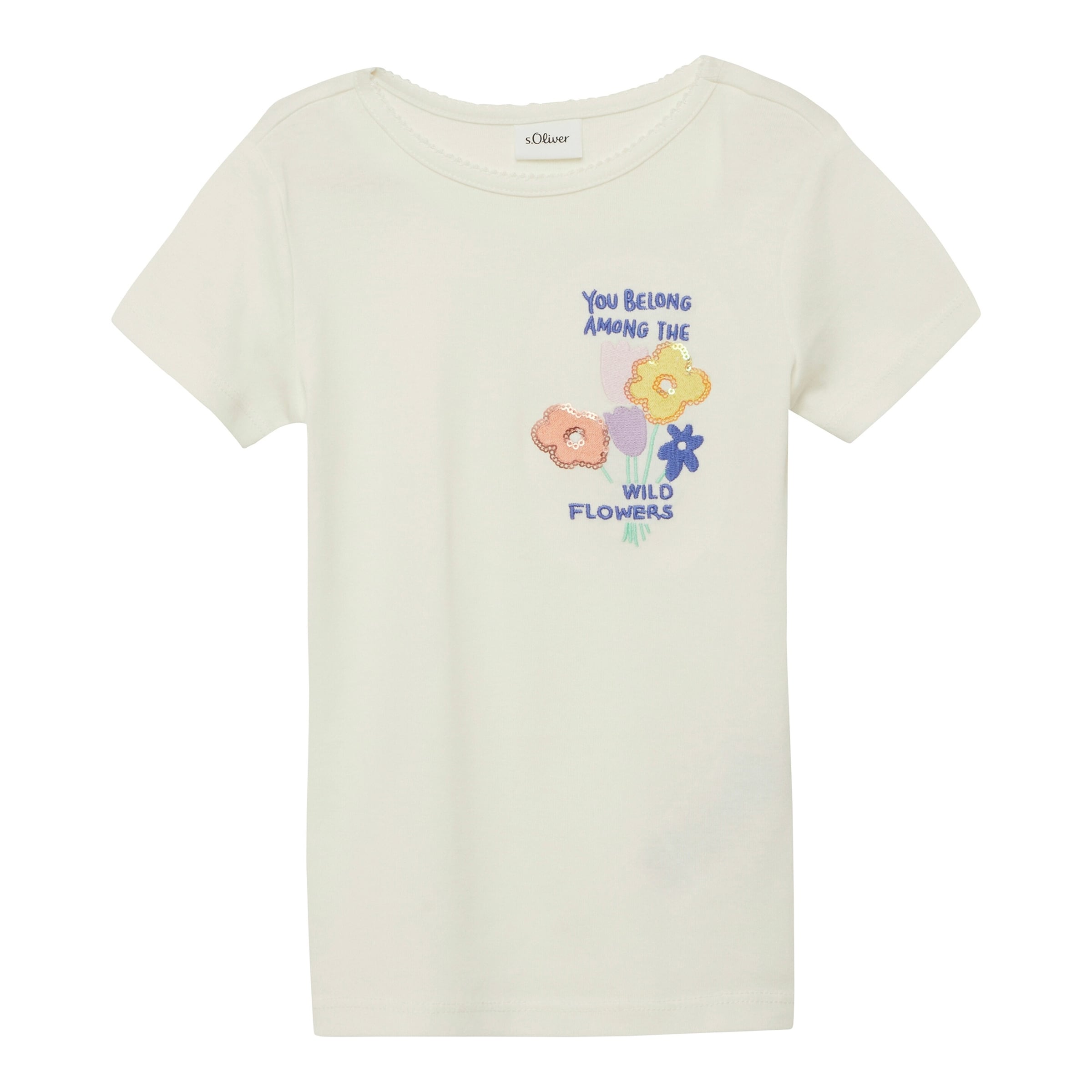 S.Oliver T-Shirt Blumen