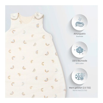 Ganzjahresschlafsack Jersey 2.5 TOG