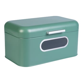 Boîte à pain métallique avec fenêtre