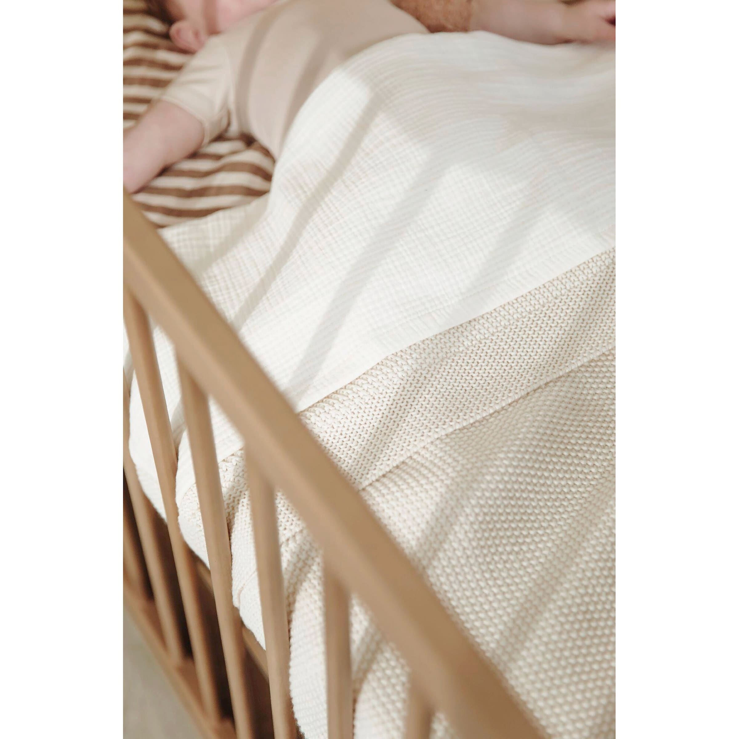 Thumbnail - Meyco Baby Babydecke Strick Mini Relief 75x100 cm