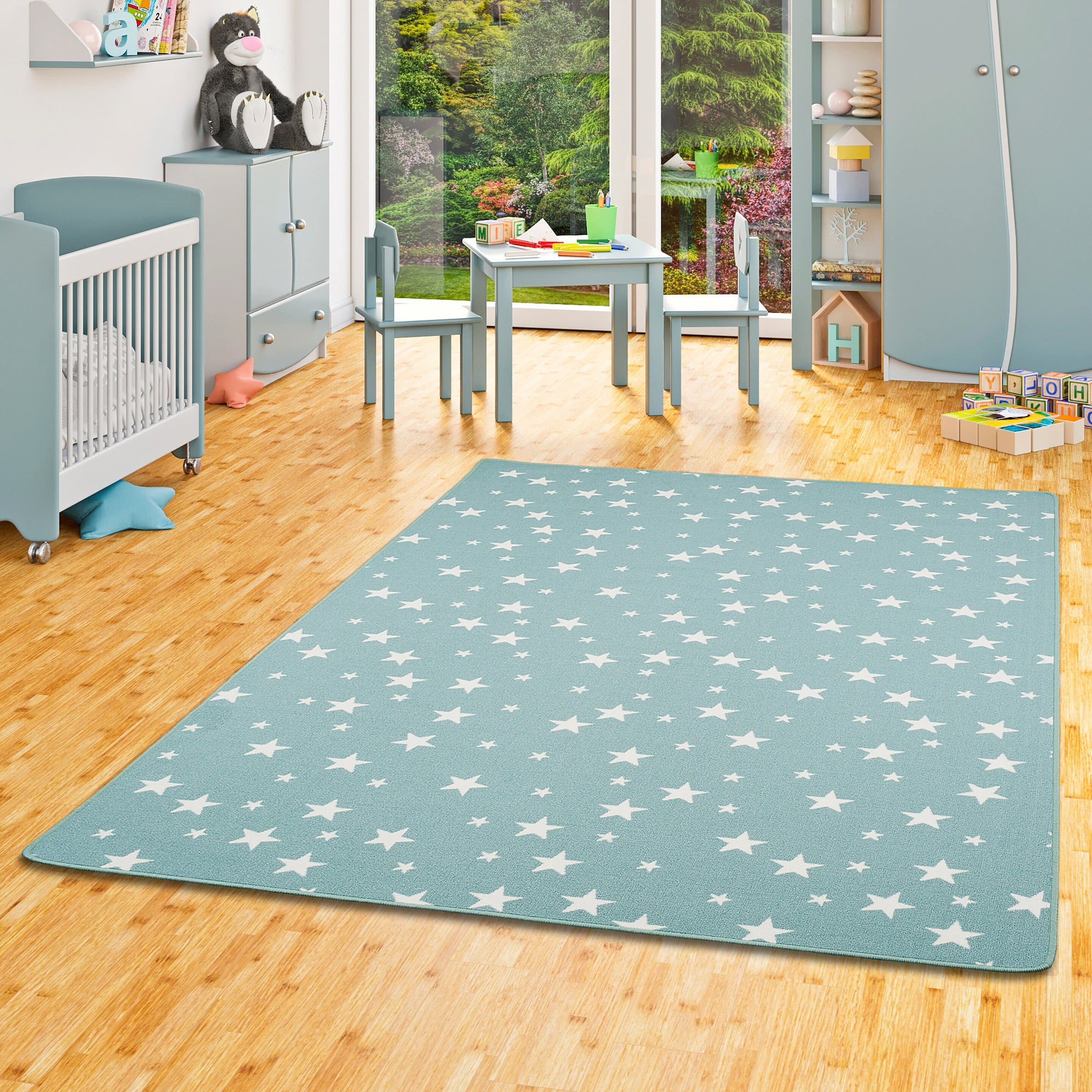 Snapstyle Kinder Spiel Teppich Sterne