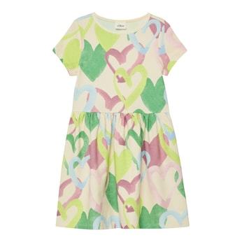 Kleid kurzarm Herzen