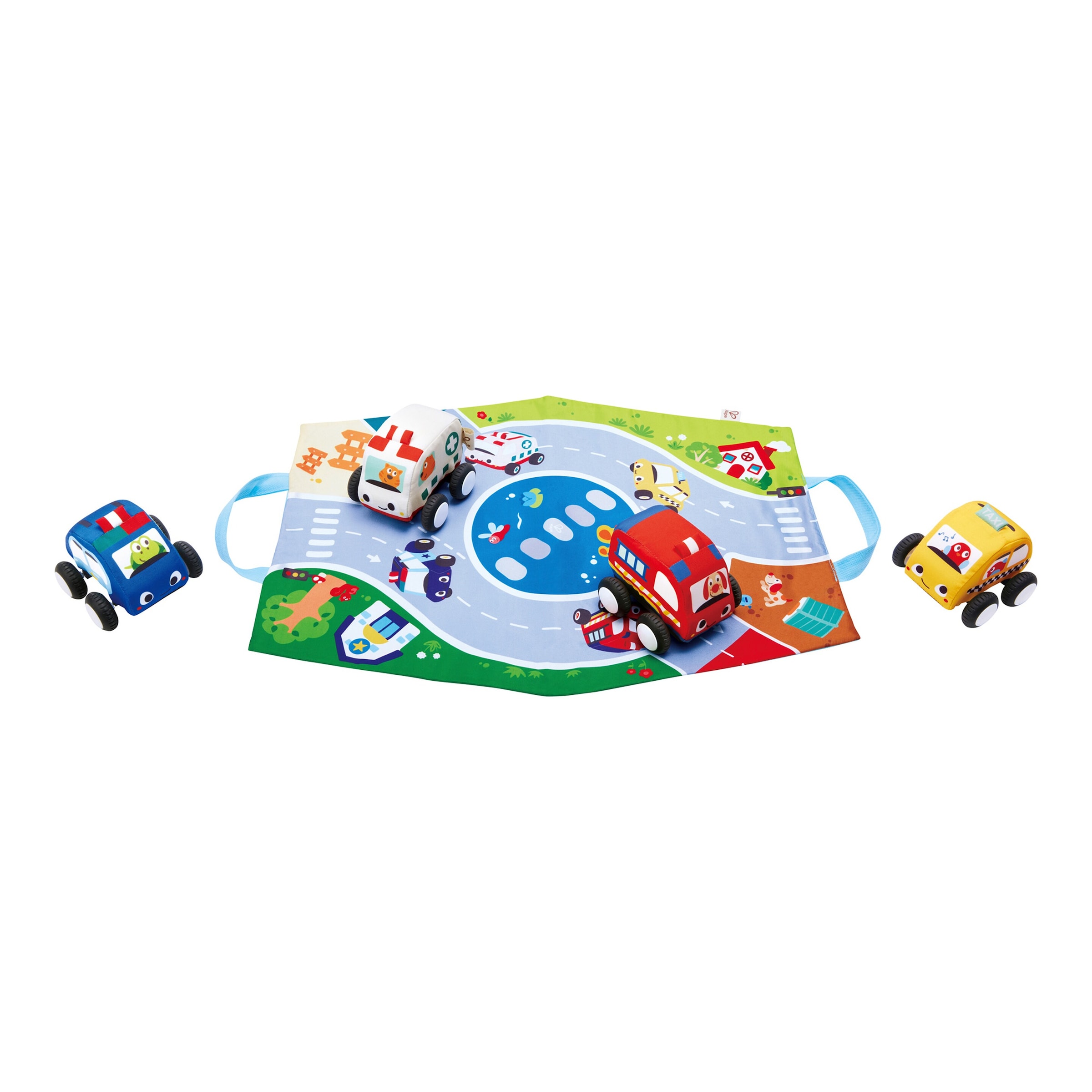Hape Plüschauto-Set mit Rückziehmotor