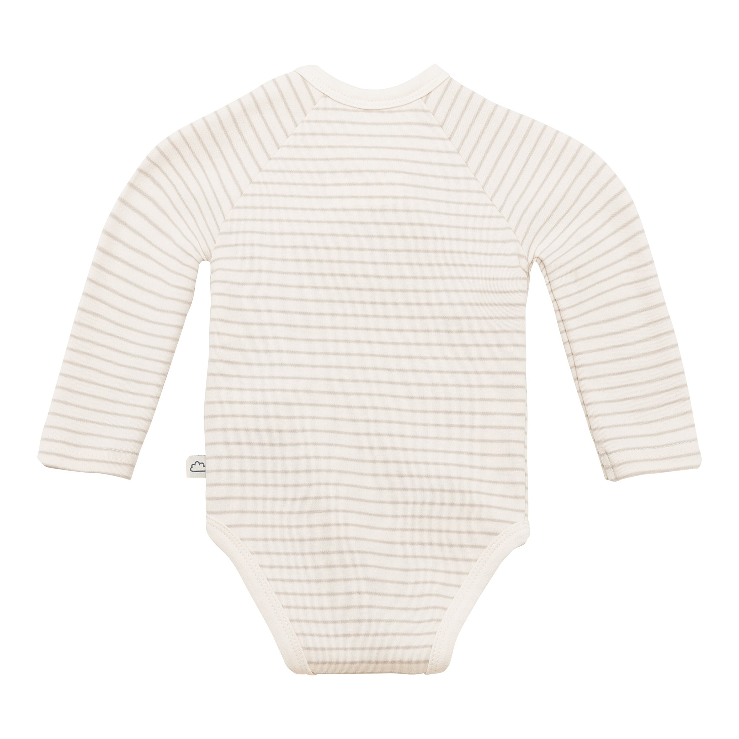 2er-Pack Wickelbodys langarm Ringel Bär