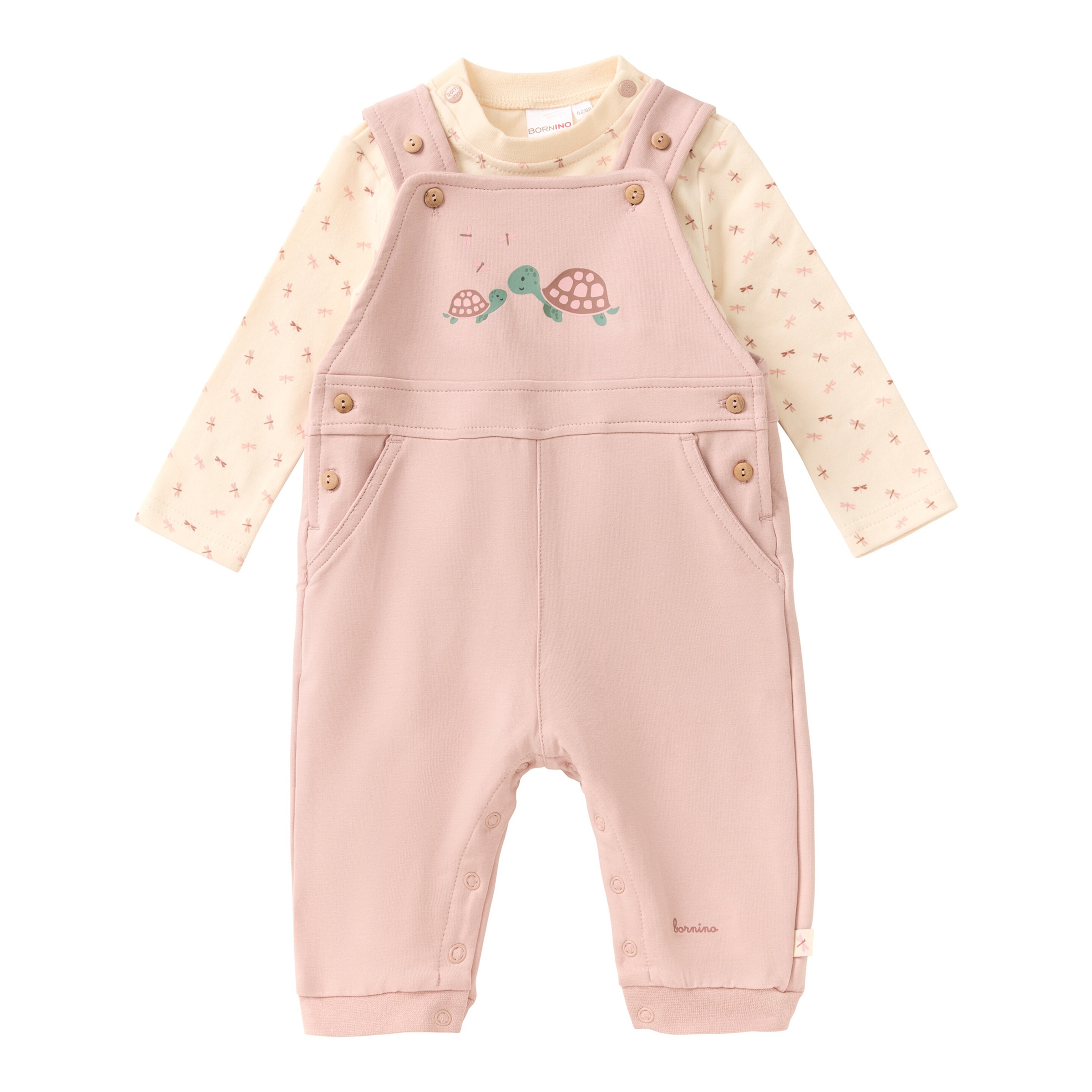 Bornino Wild Nature 2-tlg. Set Latzhose mit Shirt Schildkröte