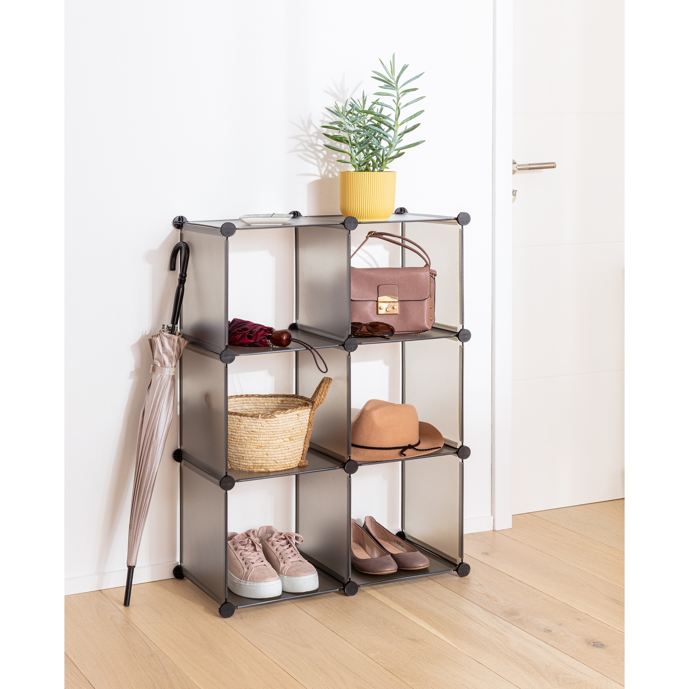 Steckregal, 6 Fächer