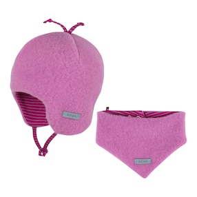 Ensemble 2 pièces bonnet d’hiver et foulard
