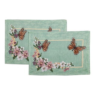 Gobelin placemats “Vlinders”, 2 stuks