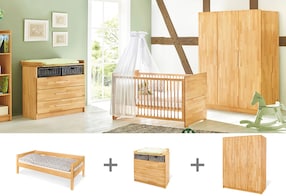 Jugendzimmer-Set „Natura” breit groß, 3-tlg.