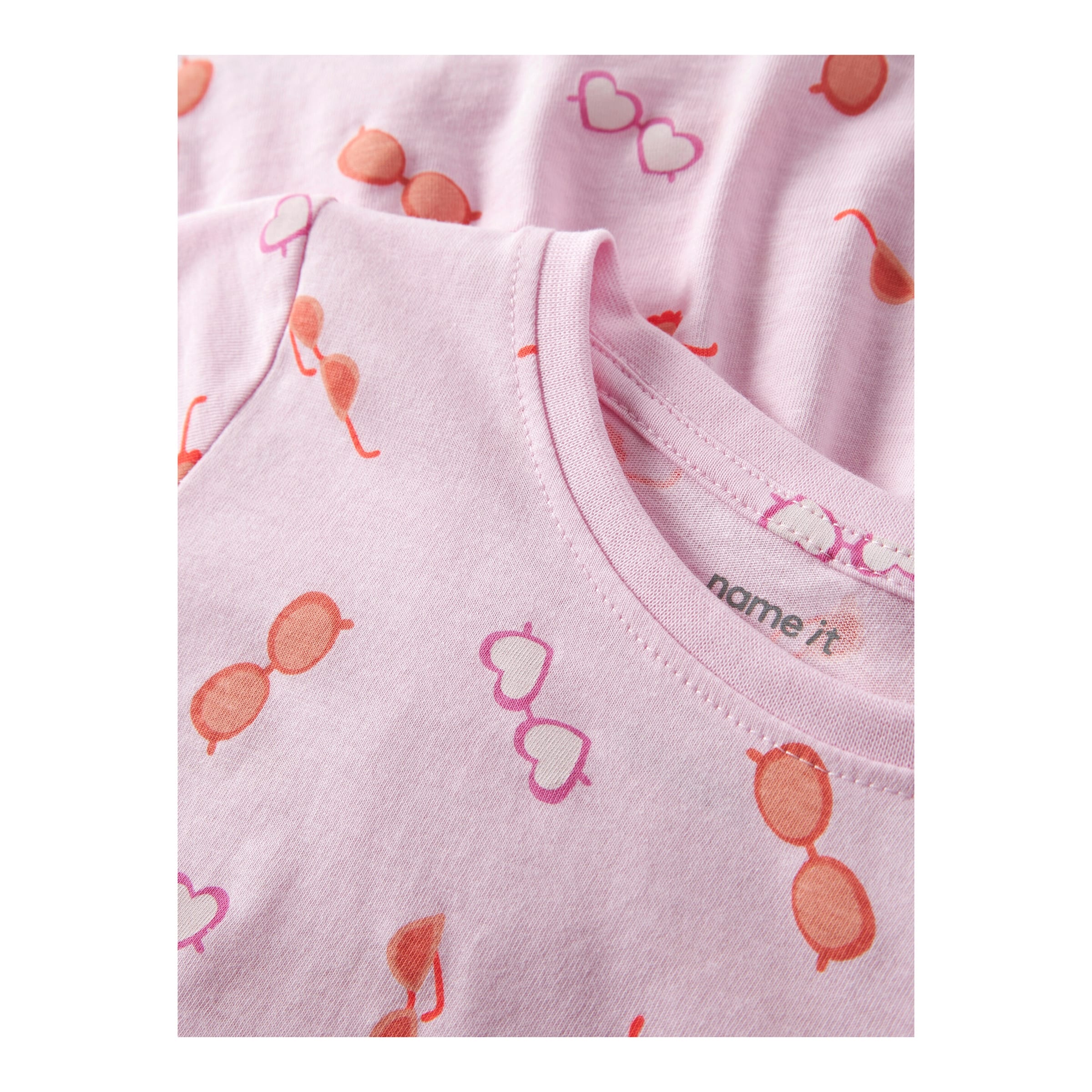 Kleid kurzarm Brillen