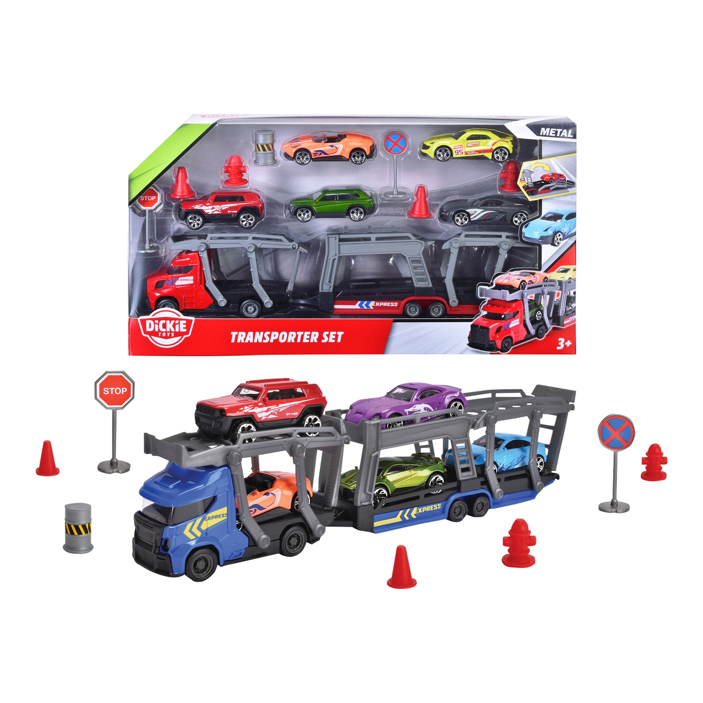 Auto-Transporter Set, sortiert