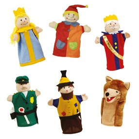 Kasperfiguren 6-fach sortiert  