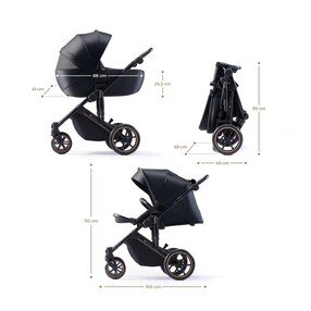 Kombikinderwagen PRIME 2 Trio-Set inkl. Babyschale MINK PRO i-Size