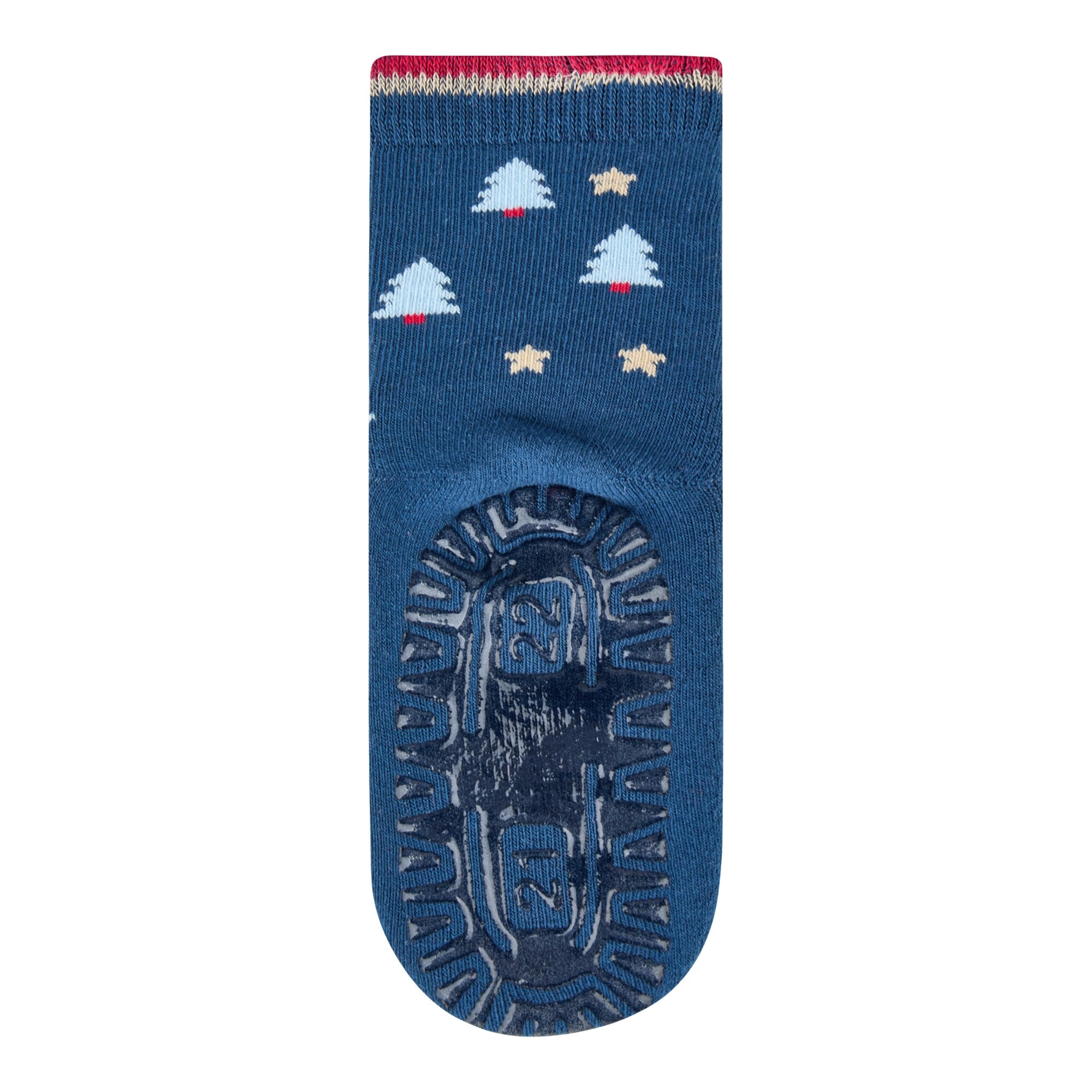 ABS-Socken Fliesen Flitzer Weihnachtsmann